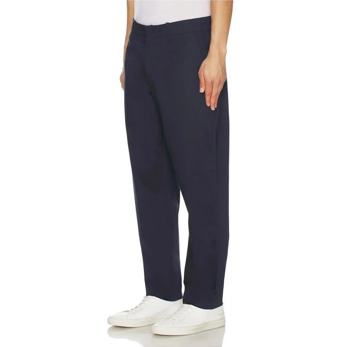Rag Bone Shift Cotton Sateen Trouser In Navy Size:36