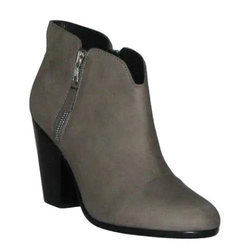 Rag Bone Margot Nubuck Leather Booties Women 9 / 39.5 Gray Asphalt MSP$495 - Gray, Manufacturer: Asphalt