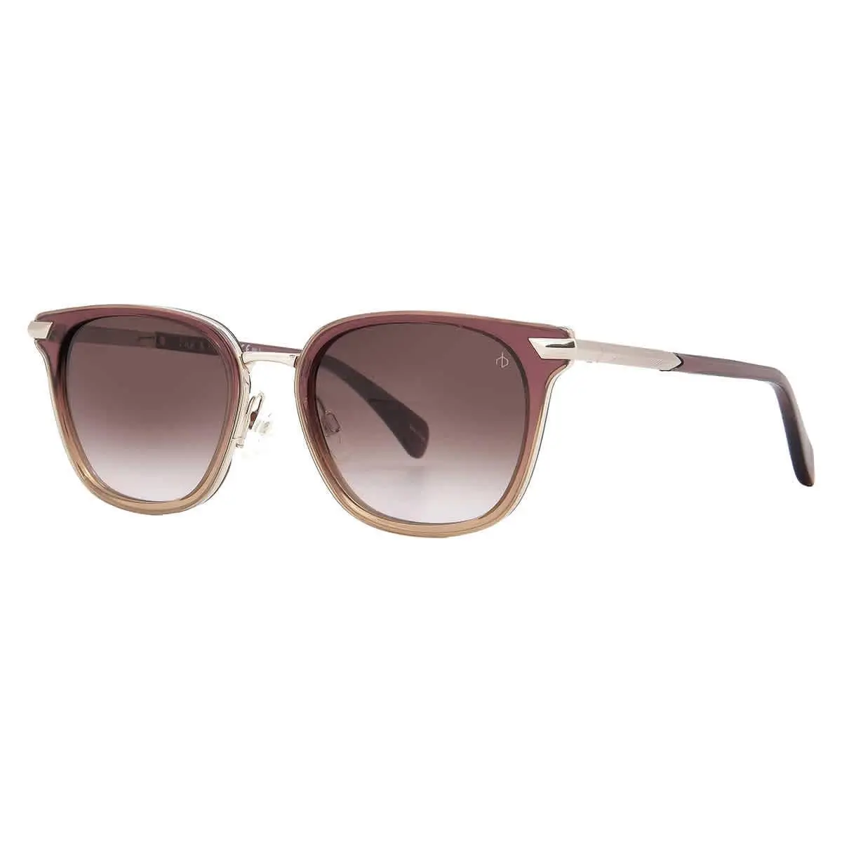 Rag and Bone Brown Gradient Square Ladies Sunglasses RNB6000S 0B3V/HA by Rag & Bone