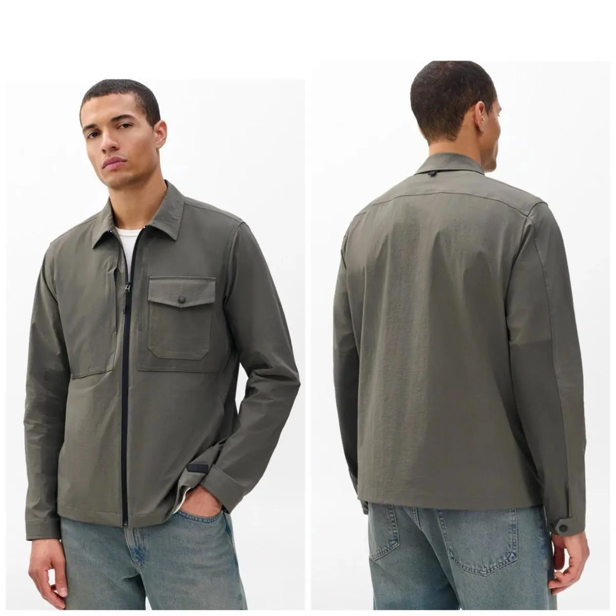 Rag Bone Ripstop Field Shirt Jacket In Dark Shadow Size: XS