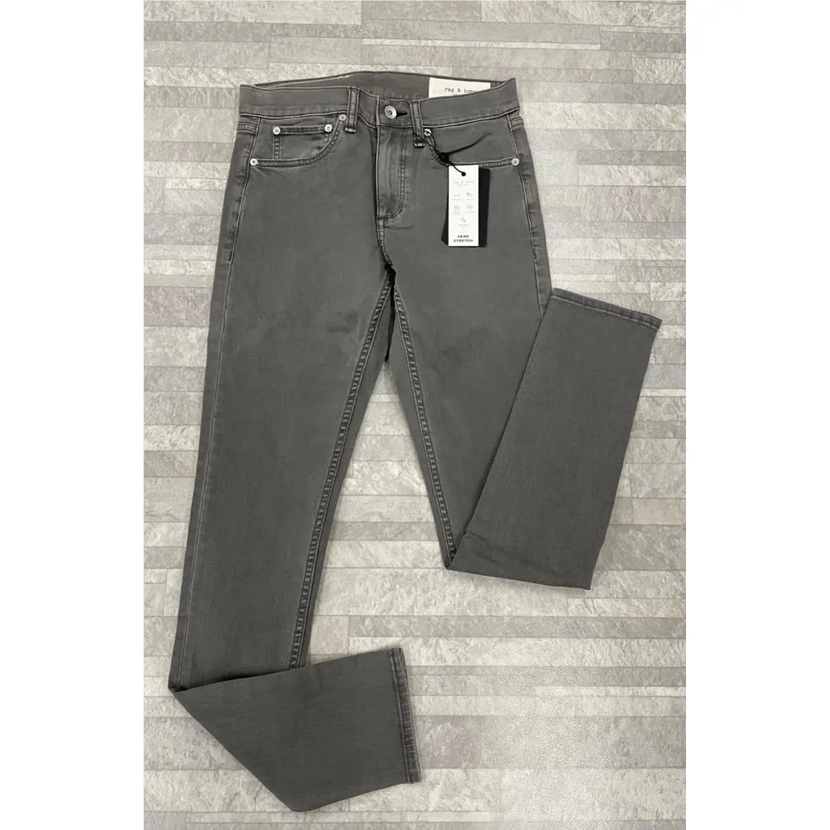 Rag Bone Fit 1 Stretch In Light Grey Size:28x32