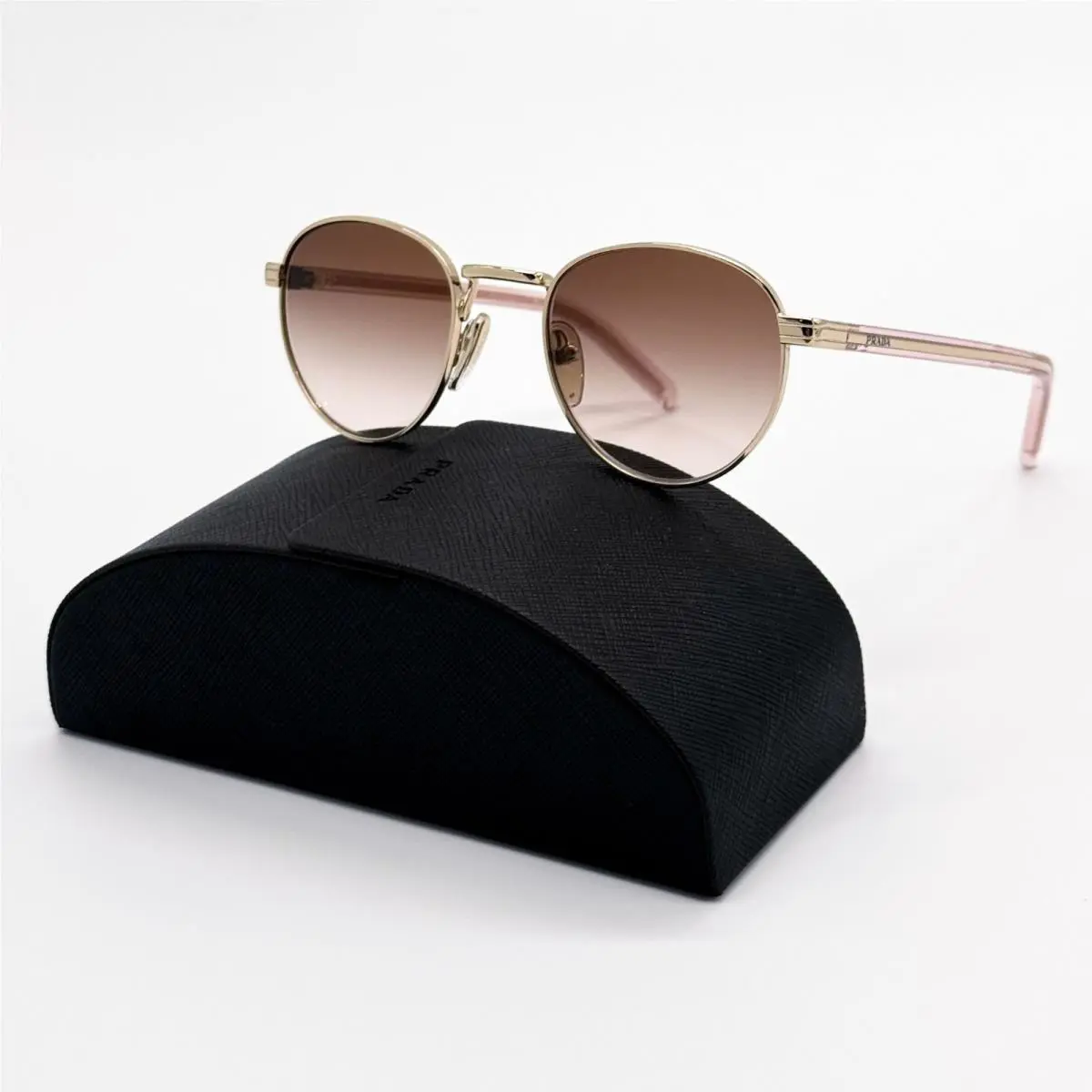 Prada Sunglasses PRB52S ZVN0A6 Women Gold PR B52S ZVN0A6 Spr B52