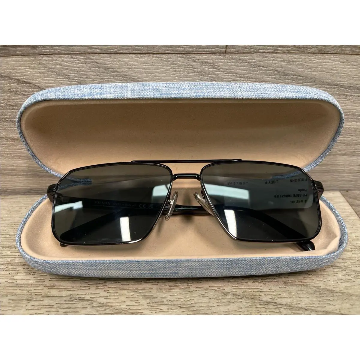 Prada PR A57S 1AB-5Z1 Size 61 Sunglasses w/ Case A1D029601