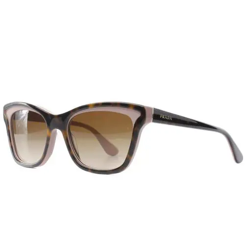 Prada Sunglasses PR16PS MAL1Z1 54mm Brown Havana Pink / Brown Gradient Lens