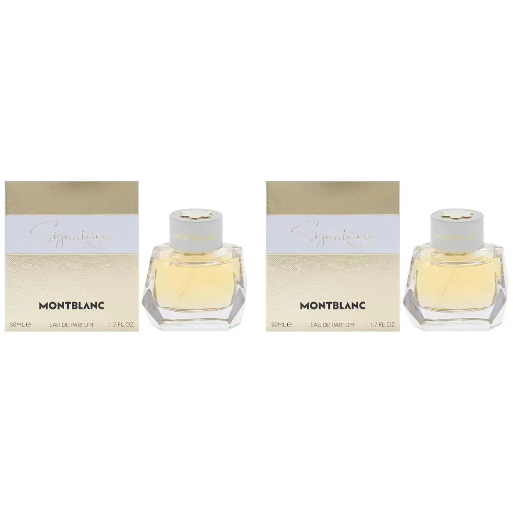 Pack of 2 Montblanc Signature Absolue Eau de Parfum For Women 1.7 oz