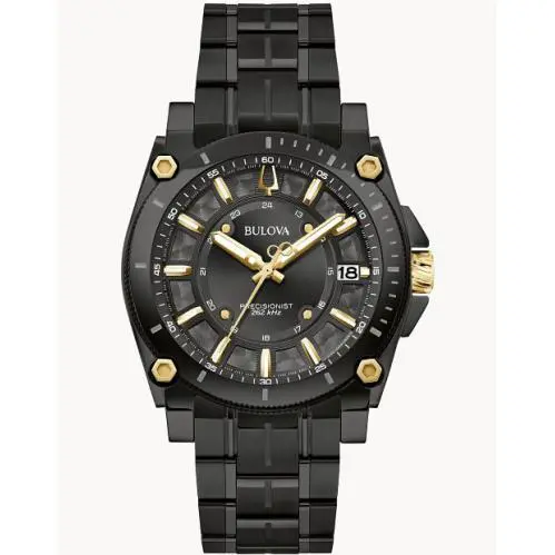 Bulova Precisionist Icon Sapphire Crystal Black Men’s Watch 98B408