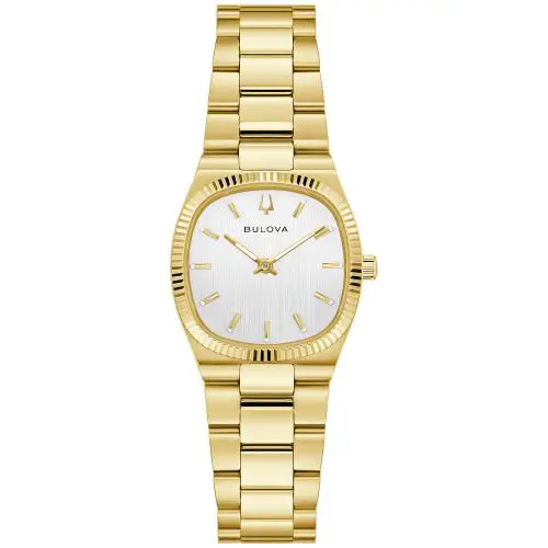 Bulova Super Seville Mini Quartz Silver Dial Ladies Watch 97L189