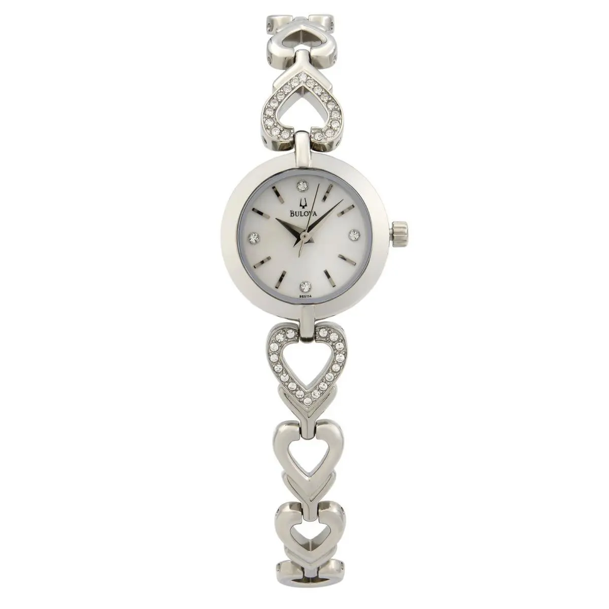 Bulova Women`s Watch Stainless Steel Mother of Pearl Dial 96X114
