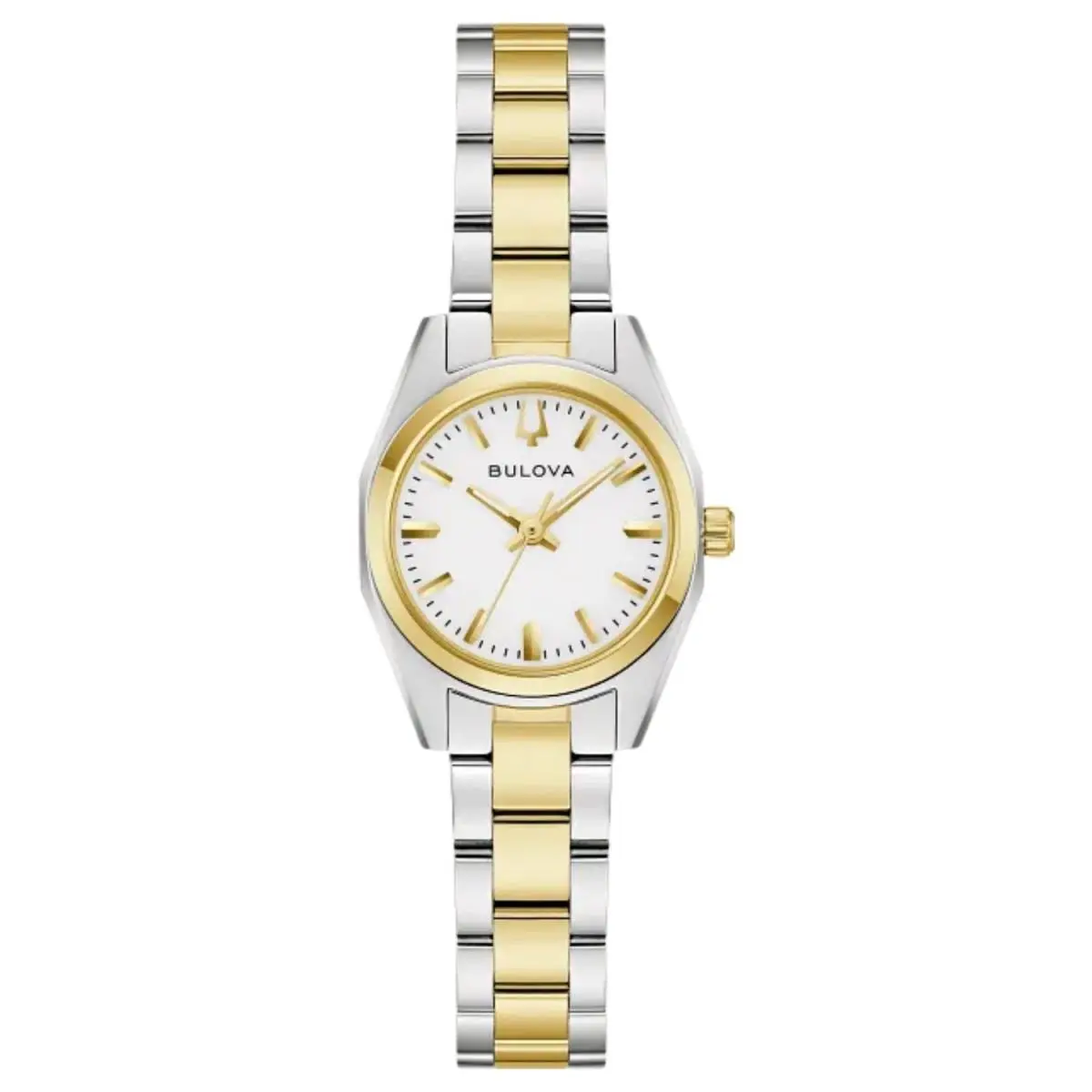 Bulova Women`s Surveyor White Dial Watch - 98L331 - Dial: White, Band: Two-tone