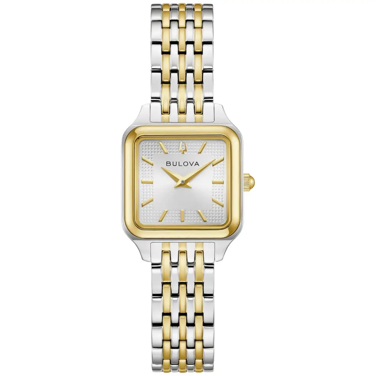 Bulova Sutton Quartz Silver-tone Dial Two-tone Women`s Watch 98L330