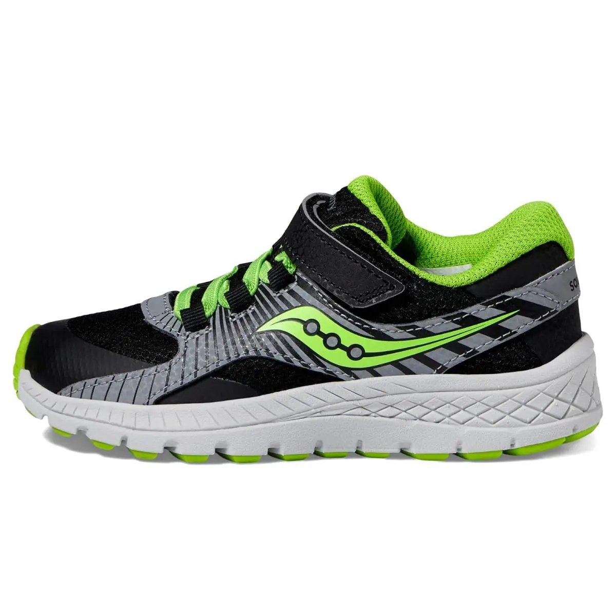 Saucony shoes - Black/Green 8