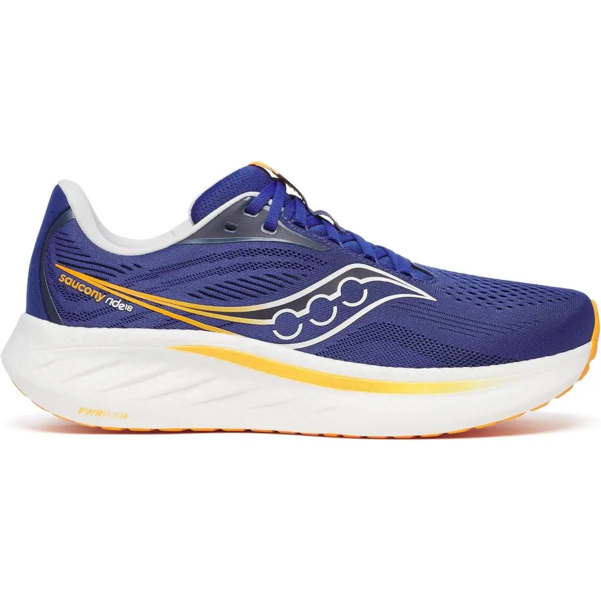 Saucony Men`s Ride 18 Running Shoes Azurite/peel Size 11