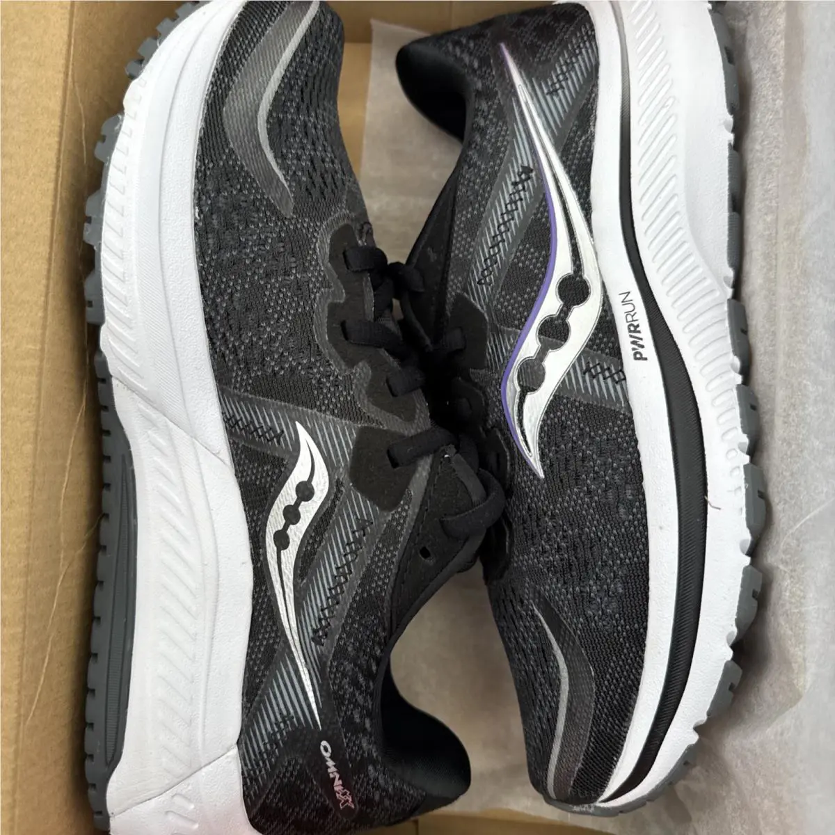 Saucony shoes - Saucony Omni 20 - Omni - S10681-10/S10682-10-001 - Black/White (UPC: 194917834374) 4