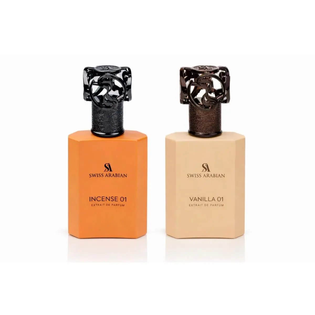 Swiss Arabian Incense 01 Vanilla 01 Duo Pack 1.7 Oz 50 Ml Extrait De Parfum