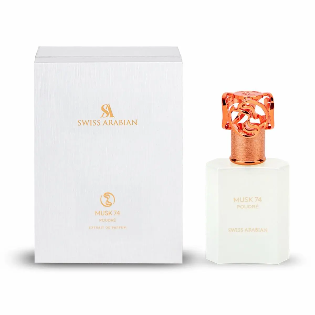Musk 74 Poudré by Swiss Arabian 50ml Spray - Free Express Shipping