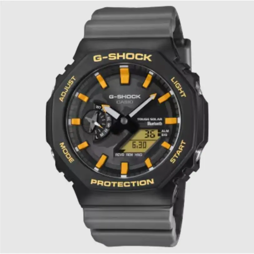 GAB2100DF-1A Charles Darwin Foundation Collab Black Carbon Resin Watch by Casio