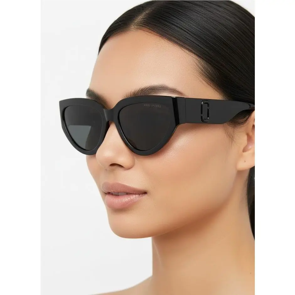 Marc Jacobs Women 57mm Cat Eye Sunglasses Black/ Grey