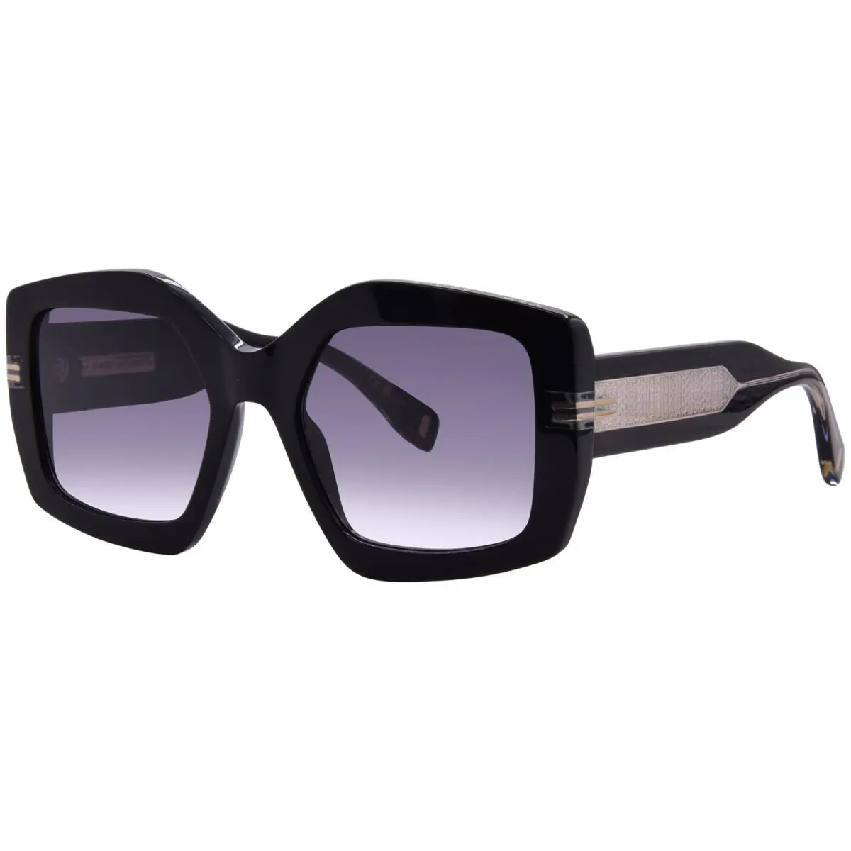Marc Jacobs 1109/S 7C5/90 Sunglasses Women`s Black/cry/dark Grey Gradient 53mm