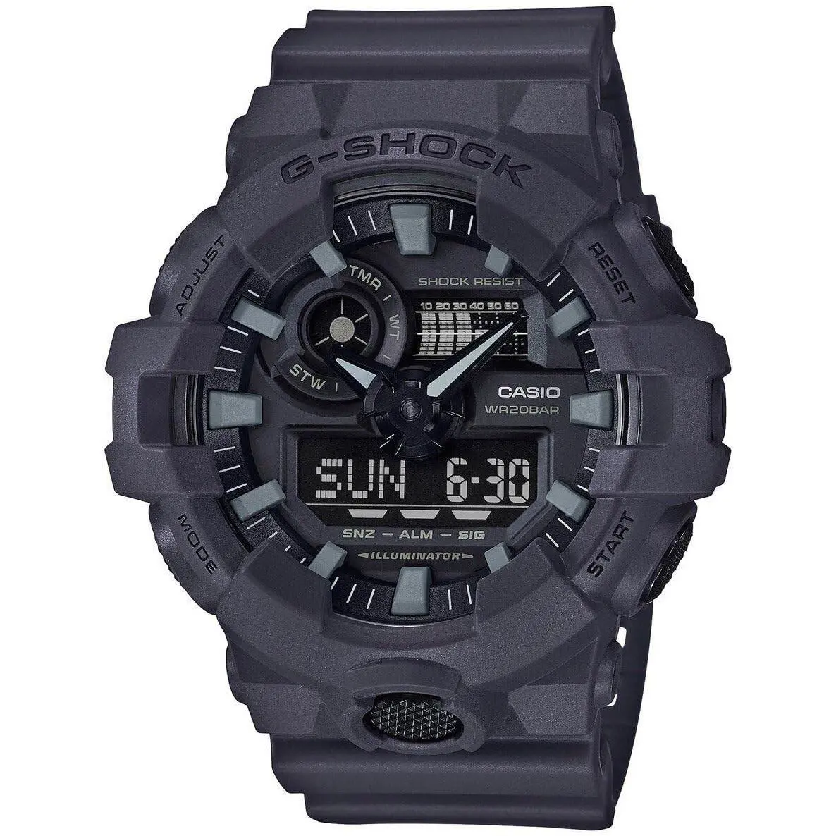 Casio Mens Watch XL Series G-shock Quartz 200M Water Resistant Shock