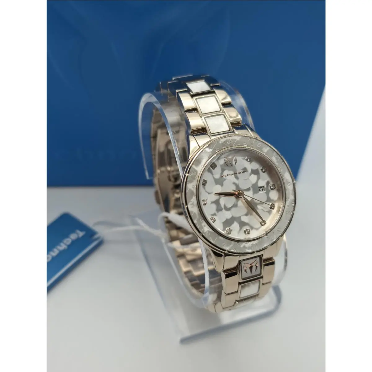 Technomarine Seafoam Glow Women`s Watch 33mm Rose Gold TM-725059 - Case Included