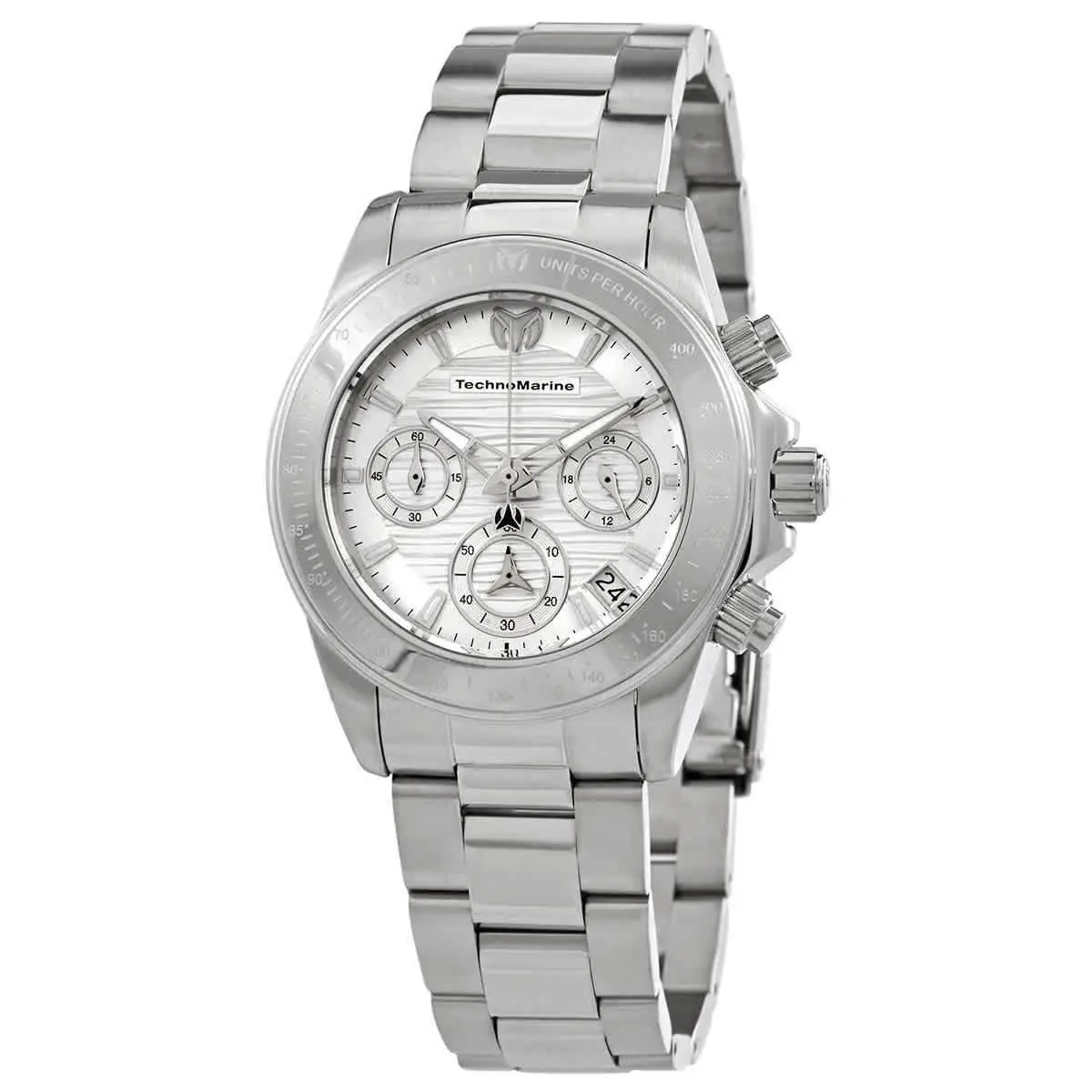 Technomarine Manta Chronograph Quartz White Dial Ladies Watch TM-219009