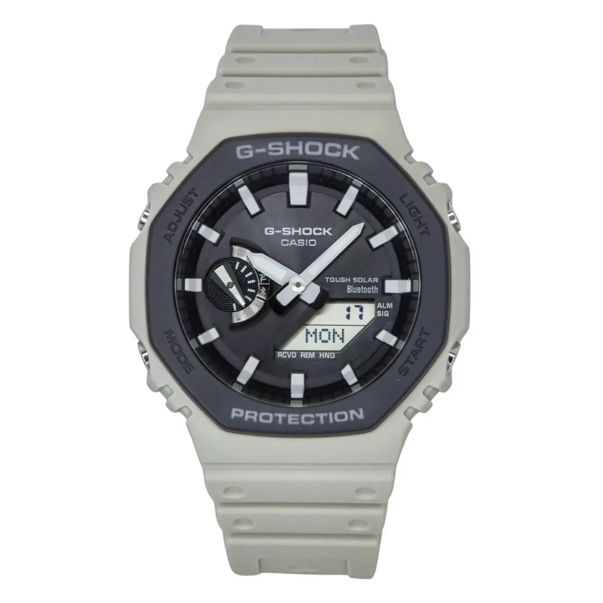 Casio G-shock Black Dial Tough Solar Sports 200M GA-B2100LUU-5A Men`s Watch - Dial: Black, Band: Grey, Bezel: Black