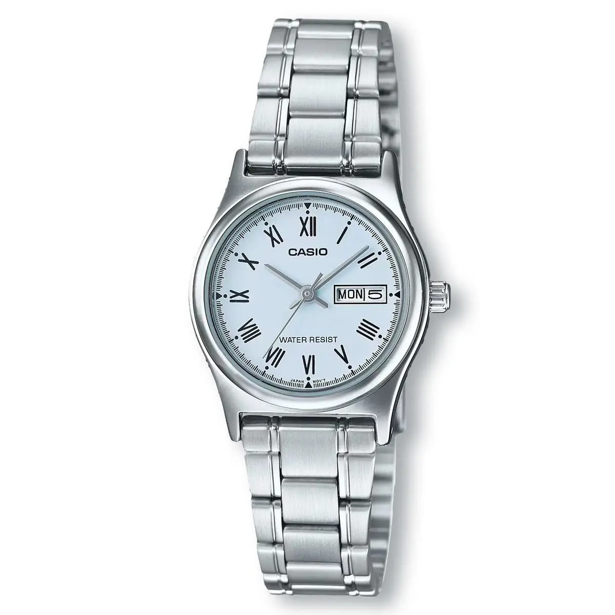 Casio LTPV006D-2B Classic Stainless Steel Analog Watch Light Blue