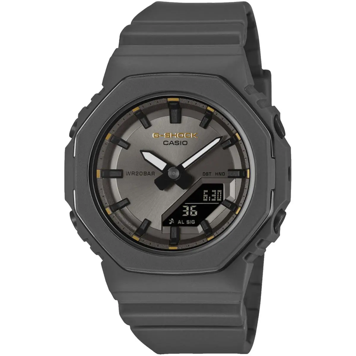 Casio GMA-P2126W-8A Analog-digital Limited Edition Metallic Gray Wrist Watch