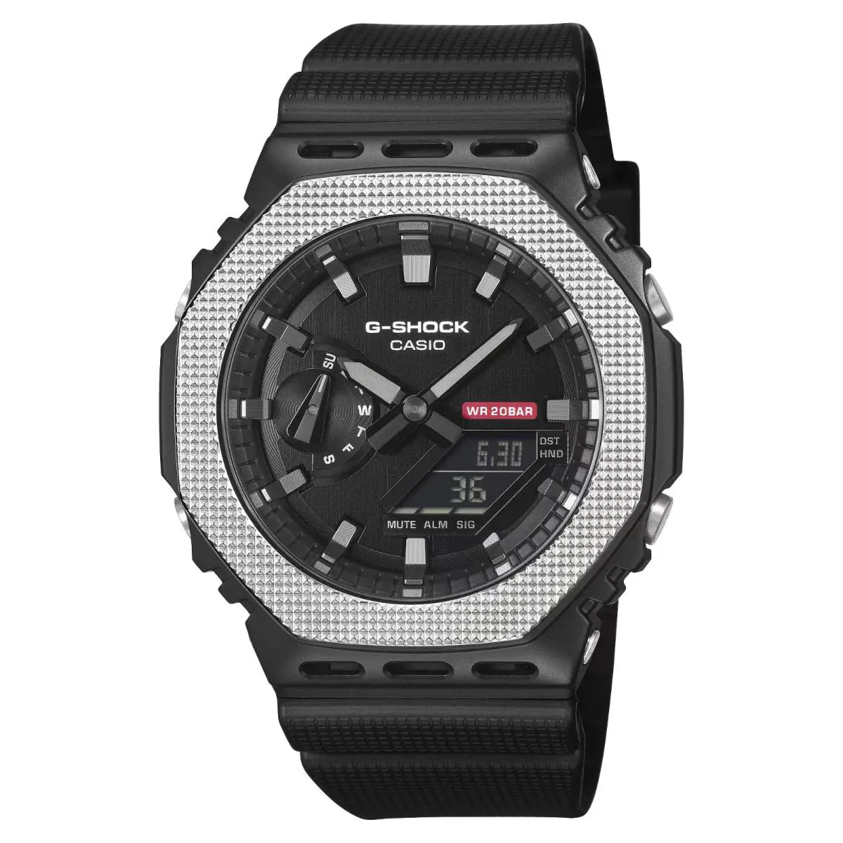 Casio G-shock 2100 Series Black Dial Resin Band Watch GM2100BM-1A