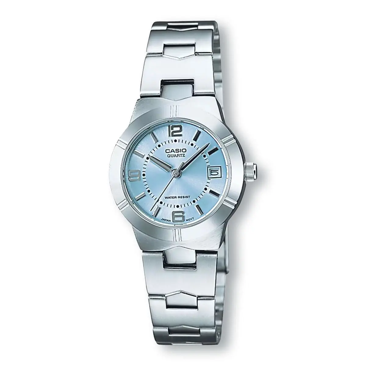 Casio LTP1241D-2A Analog Stainless Steel Fashion Watch Blue Dial
