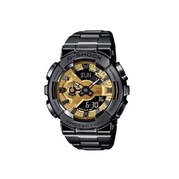 G-shock GM110BD-1A9 Watch Black Gold by Casio
