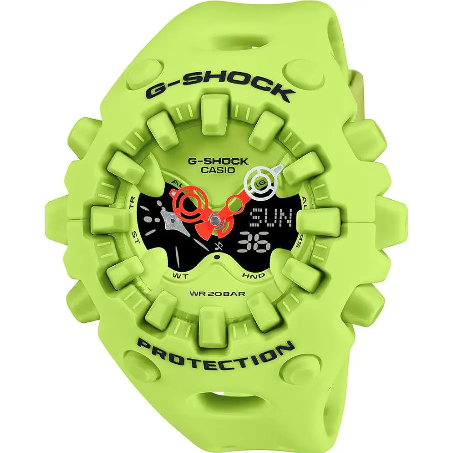 G-shock Analog/digital Bright Yellow “cool Eyes” Watch GAV-01-9A by Casio