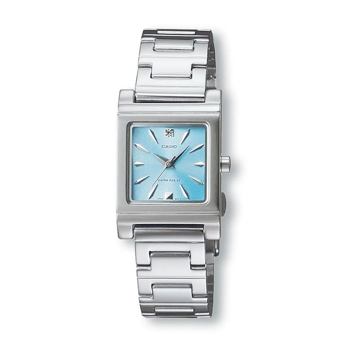Casio LTP1237D-2A2 Core Analog Stainless Steel Bracelet Dress Watch Light Blue