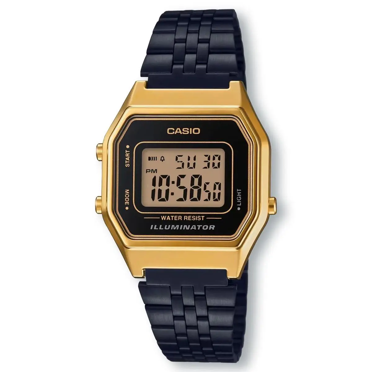 Casio Vintage LA680WEGB-1A Retro Digital Light Watch Gold