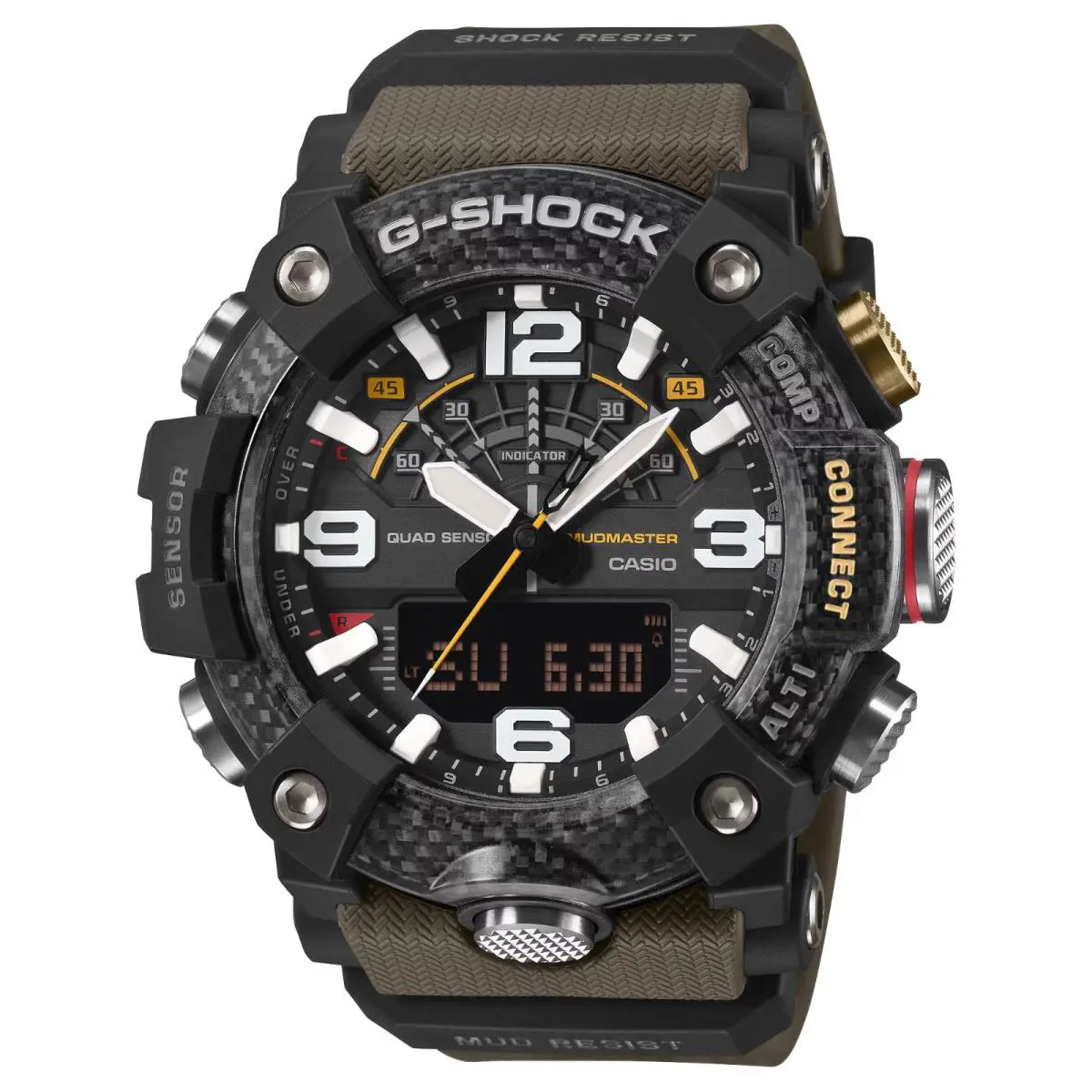 Casio G-shock Mudmaster Black Dial Resin Men`s Watch GGB100X-1A3