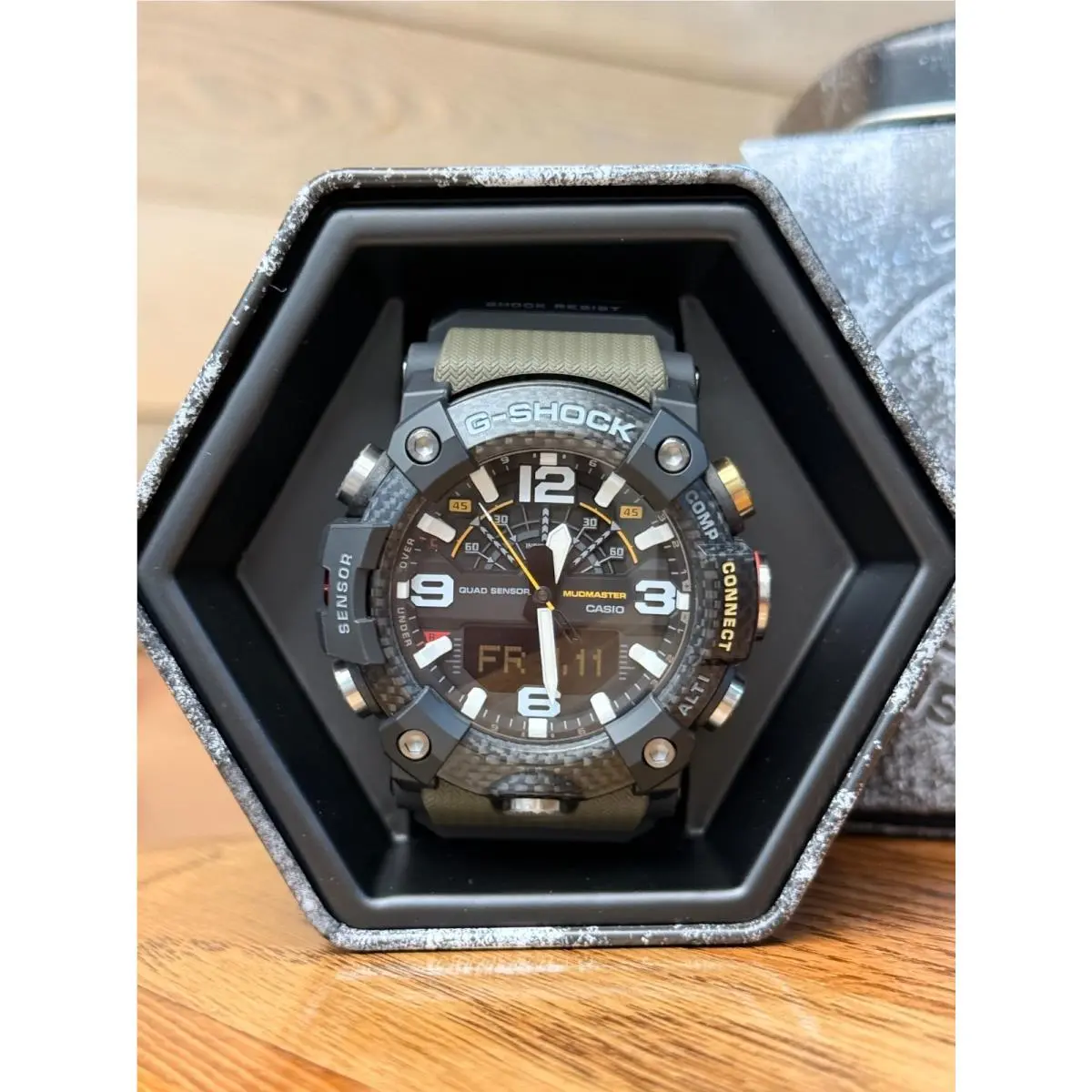 G-shock GG-B100X-1A3 Mudmaster Bluetooth Quad Sensor 200M Men`s Watch by Casio