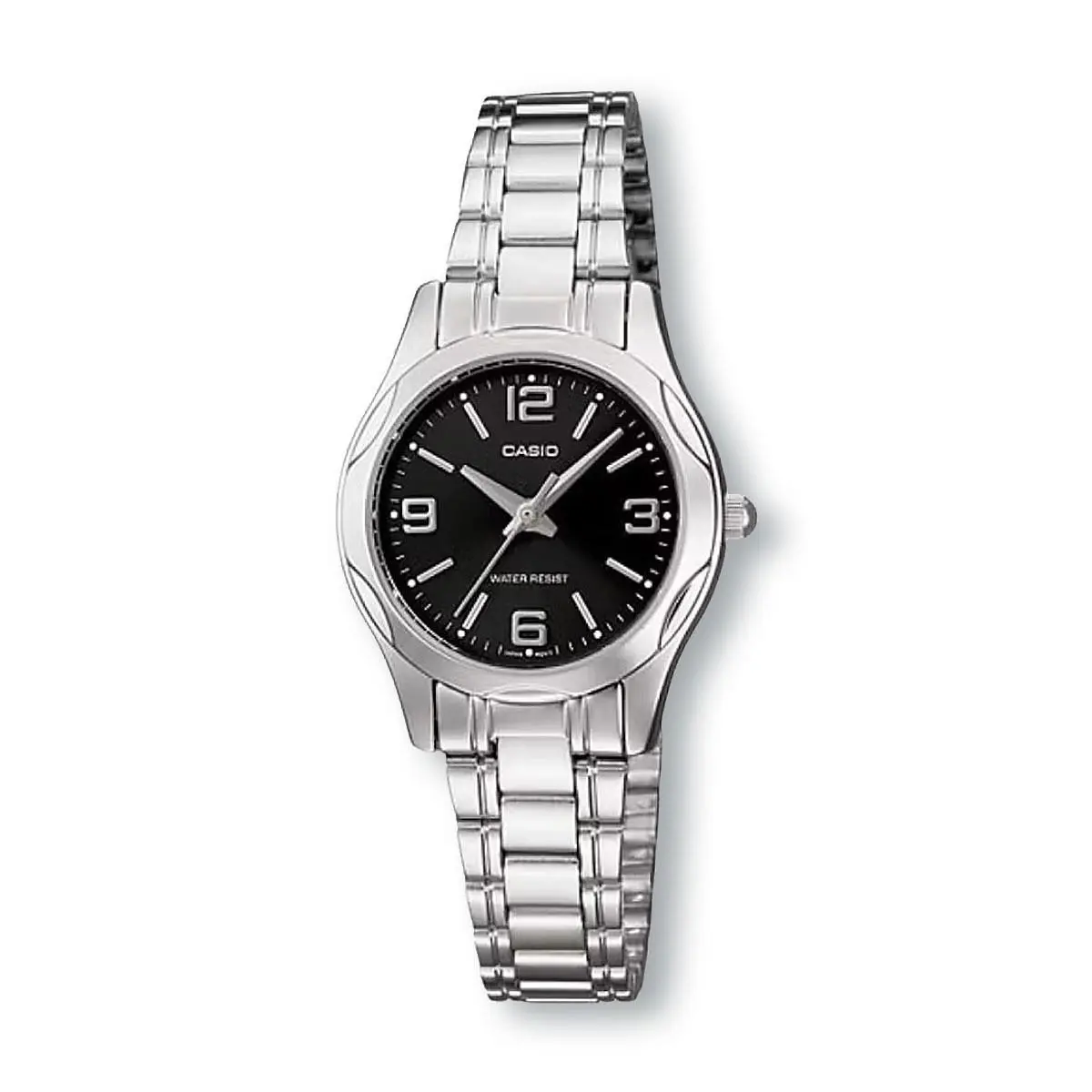 Casio LTP1275D-1A2 Classic Analog Stainless Steel Watch Black Dial