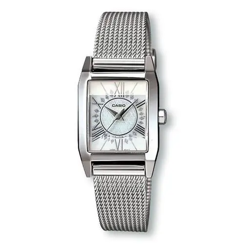 Casio Women`s Core LTP1339BD-7A Silver Stainless Steel Quartz Watch