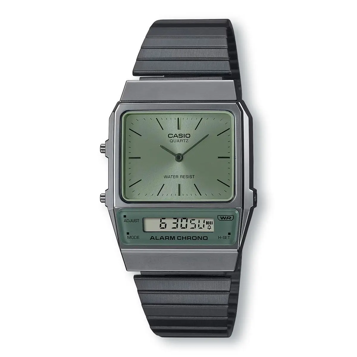 Casio Vintage AQ800ECGG-3A Analog/digital Combination Watch Green Dial