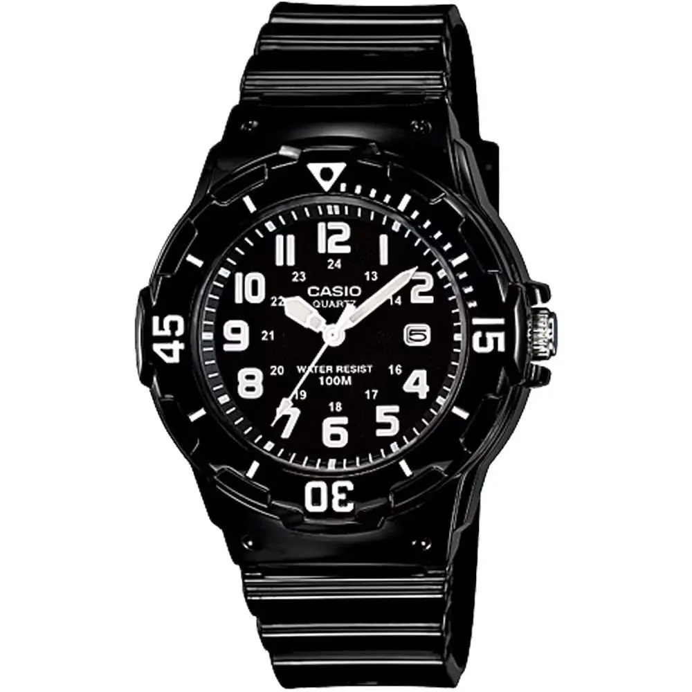Casio Women`s Water-resistant Analog Watch with Black Dial - LRW-200H-1BV