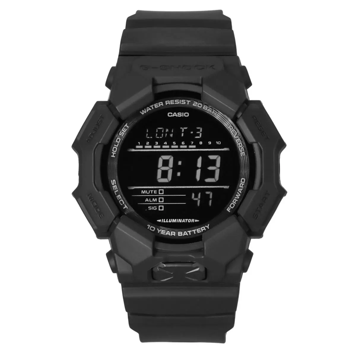 G-shock Digital Bio-based Resin Strap Quartz GD-010-1A1 200M Men`s Watch by Casio
