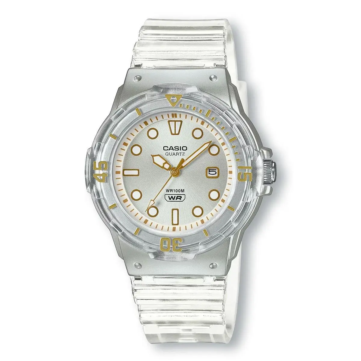 Casio Pop Series LRW200HS-7EV Analog Quartz Transparent White Watch