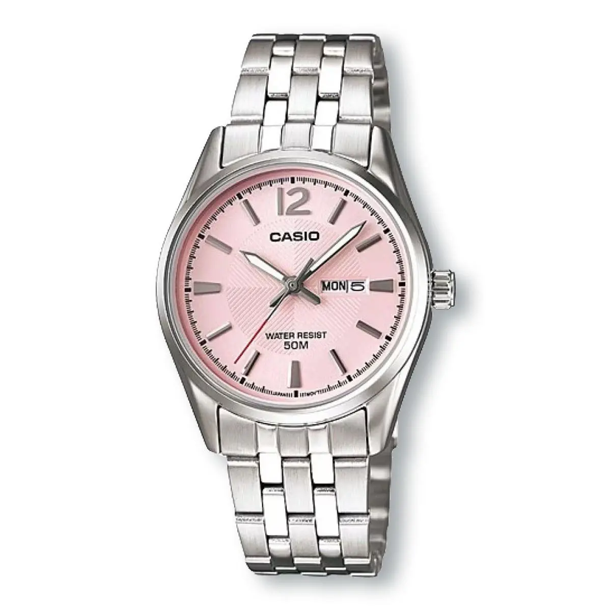Casio LTP1335D-5A Simple Analog Easy-to-use Watch Pink Dial