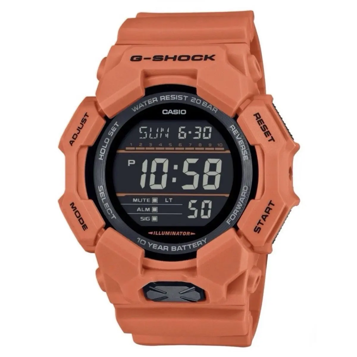 G-shock Digital Black Dial Sports Quartz 200M Men`s Watch GD-010-4 by Casio