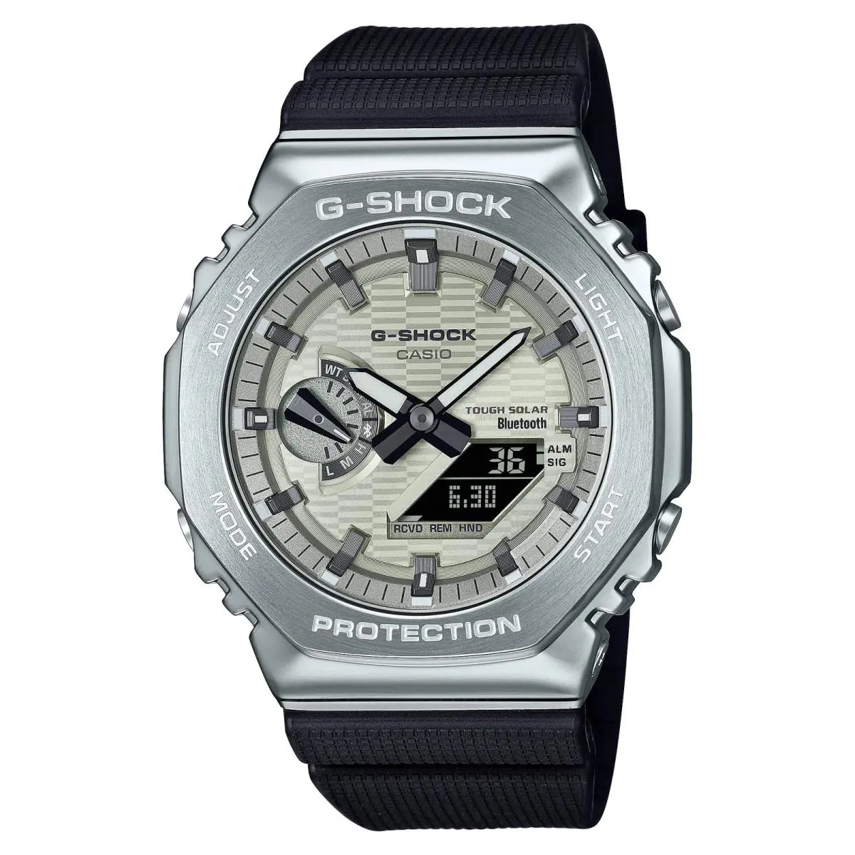 G-shock GBM2100A-8B G-steel 2100 Series Grey Dial Tough Solar