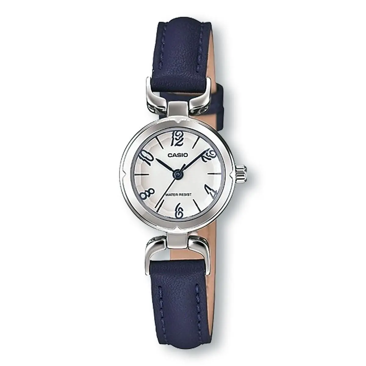 Casio Core LTP1373L-2A Blue Leather Quartz Watch White Dial