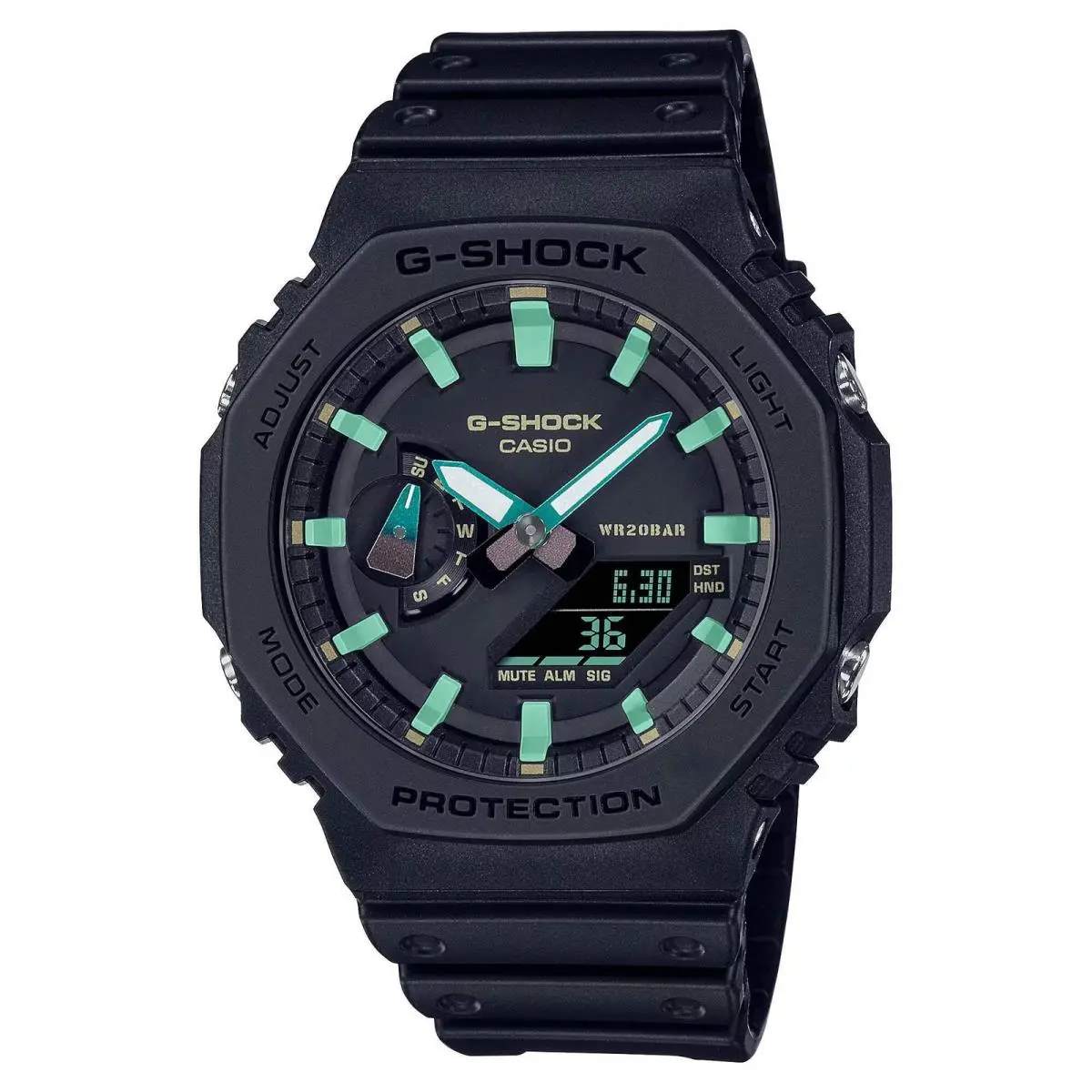 Casio G-shock GA-2100RC-1A Casioak Black A/d Watch