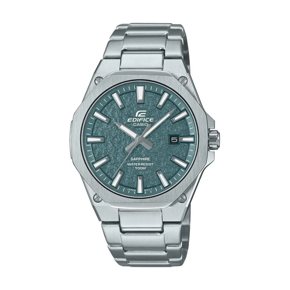 Casio Edifice EFR-S108DE-3A Slim Steel Green Dial Sapphire Crystal