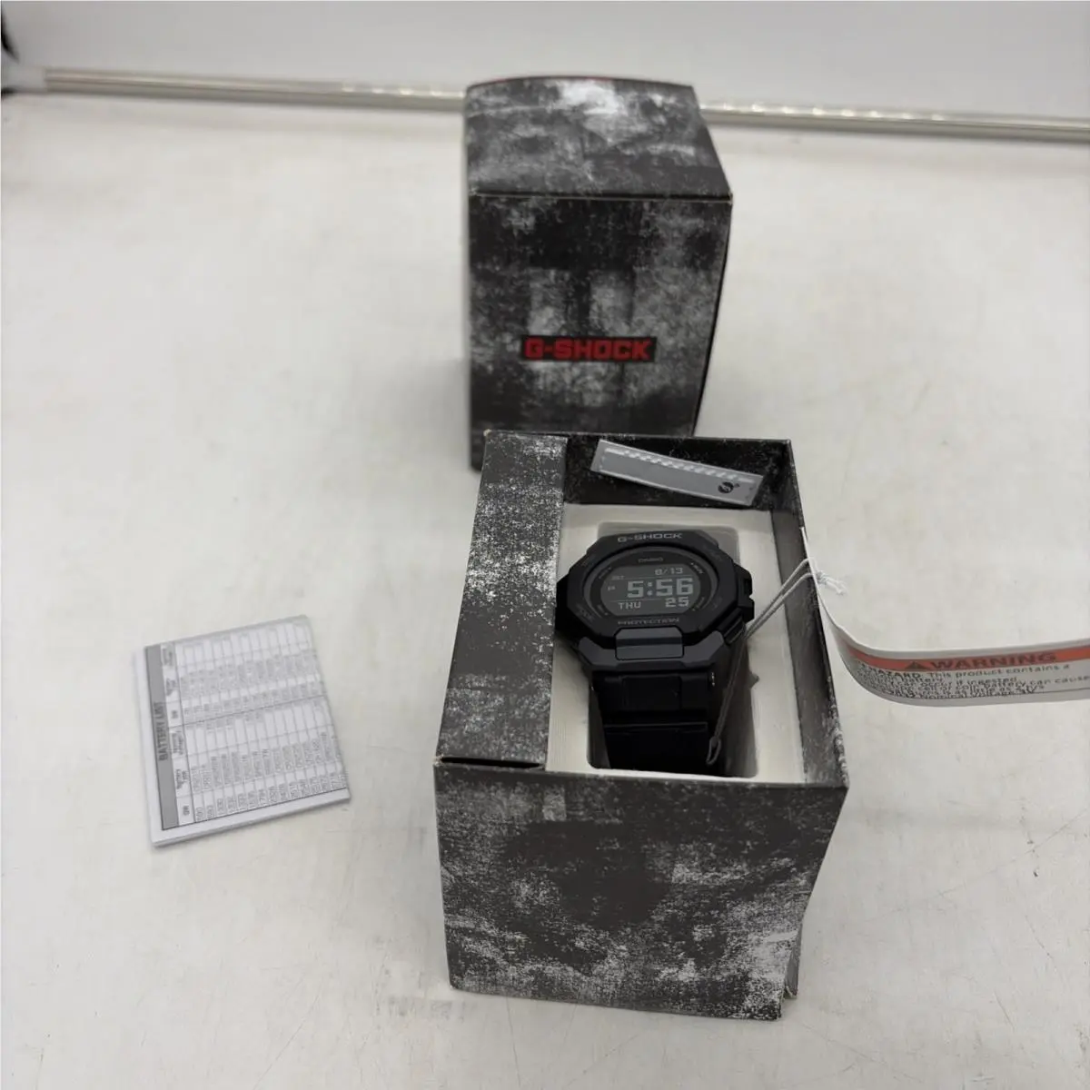 G-shock G-squad GBD-300 Black Bluetooth Men`s Watch by Casio