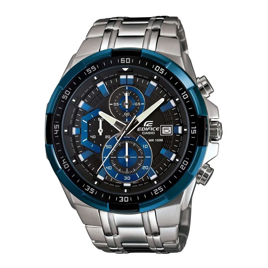 Casio EFR-539D-1A2VUDF Quartz Men’s Stainless Steel 10ATM Watch - Band: Silver